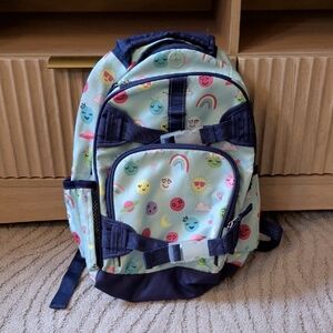 Pottery Barn Kids Emoji Backpack - Blue and Pink